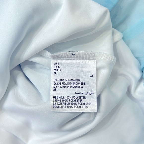 Alfani Women's Ombre Smocked Blouse Size Large - Picture 7 of 10